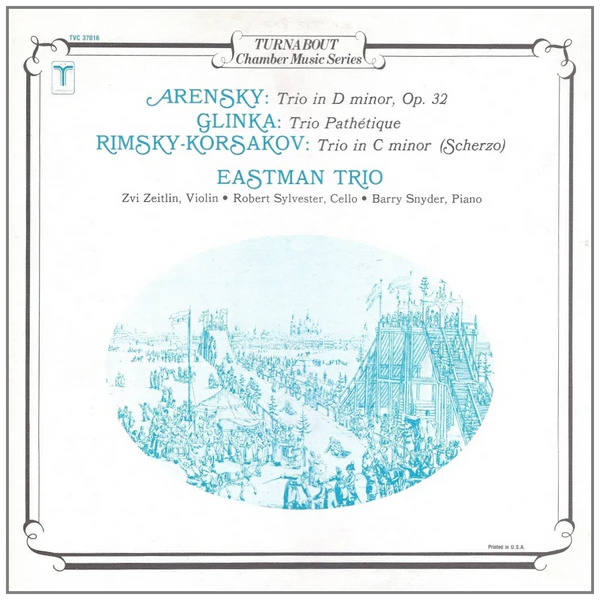 Arensky: Trio in D minor; Glinka: Trio Pathetique; Rimsky-Korsakov:Trio in C minor [Vinyl]