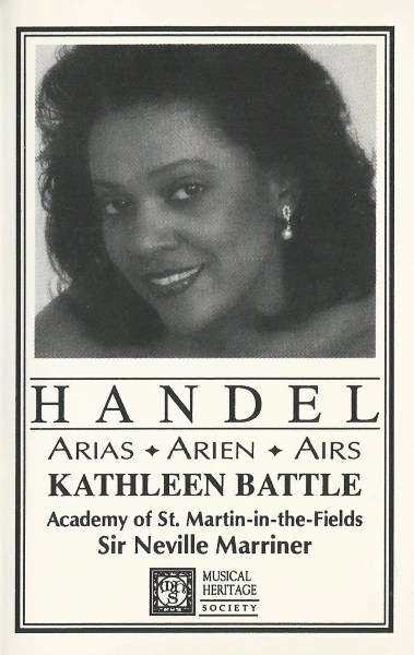 Handel Arias: Kathleen Battle [Tape]