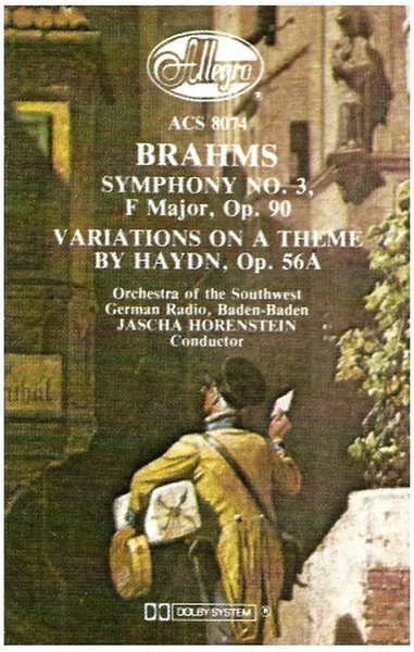 Brahms: Symphony No.3, Variations on a Theme by Haydn [Tape]
