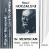 Raoul Koczalski: Songs - Piesni - Lieder Po. 76, 68, 69, 116 [CD]