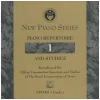 New Piano Series: Piano Repertoire and Studies 1 [CD]