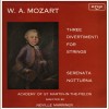 W.A. Mozart: Three Divertimenti for Strings, Serenata, Notturna [Vinyl]