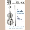Telemann: Five Violin Concerti [Tape]