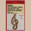 Handel: Four Recorder Sonatas [Tape]