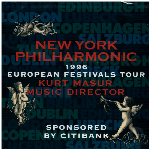 New York Philharmonic - 1996 European Festival Tours