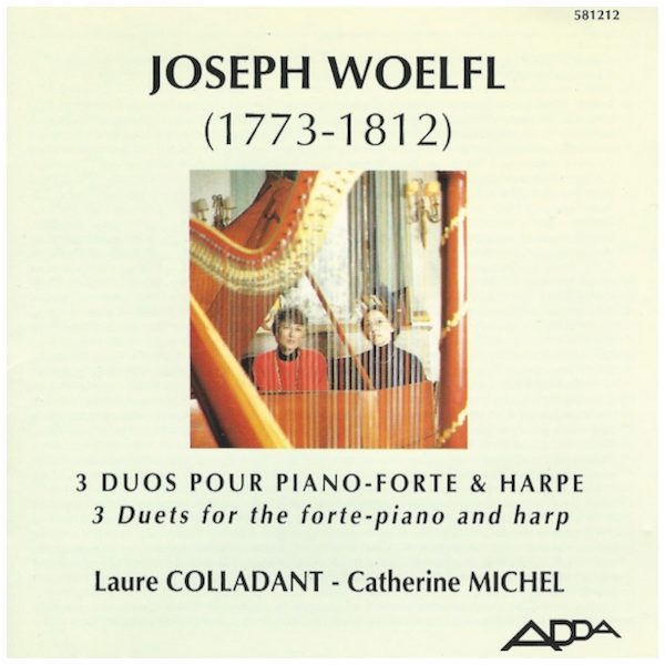 Joseph Woelfl: 3 Duets for the Forte-Piano & Harp