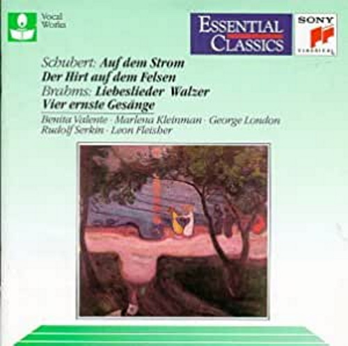 Schubert: Auf Dem Strom, D.943, Op.119, Der Hirt auf dem Felsen, D.965, Op.129; Brahms: Liebeslieder Waltzes (18), O.52, Serious Songs (4), Op.121