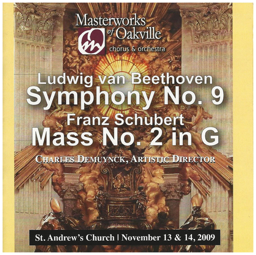 Beethoven: Symphony No 9; Schubert: Mass No 2 in G (2 CDs)