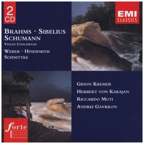 Violin Concertos: Brahms, Sibelius, Schumann, Weber, Hindemith, Schnittke (2 CDs)
