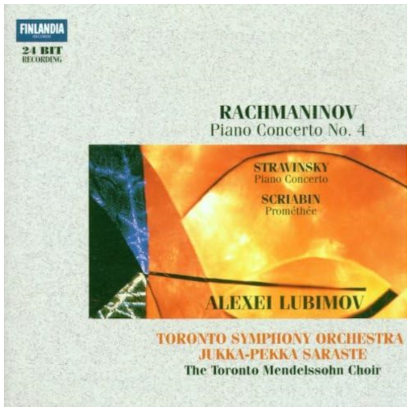 Rachmaninov: Concerto 4; Stravinsky: Concerto; Scriabin: Prometheus