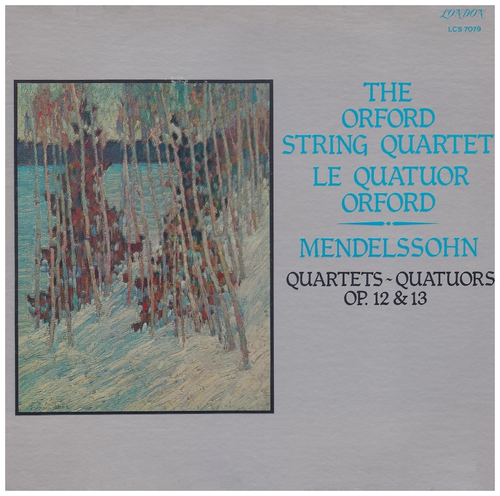 Mendelssohn Quartets Opus 12 & 13