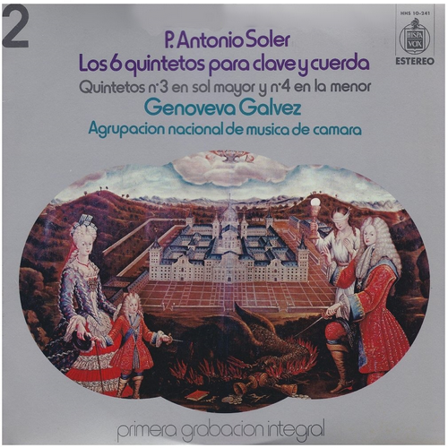 P. Antonio Soler: Los 6 Quintetos Para Clave y Cuerda Vol. 2 - Six Harpsichord Quintets Vol. 2