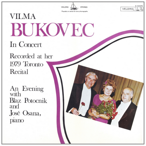 Vilma Bukovec In Concert
