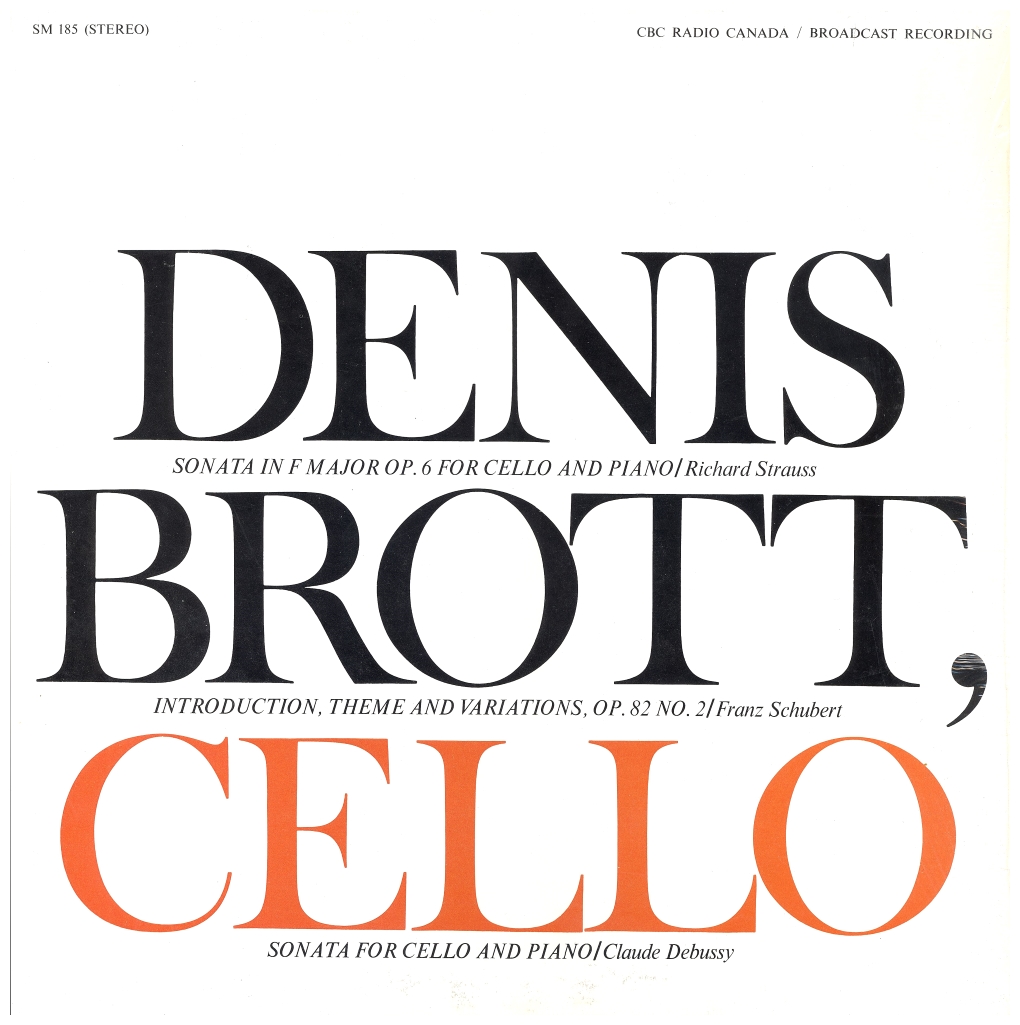 Denis Brott, Cello