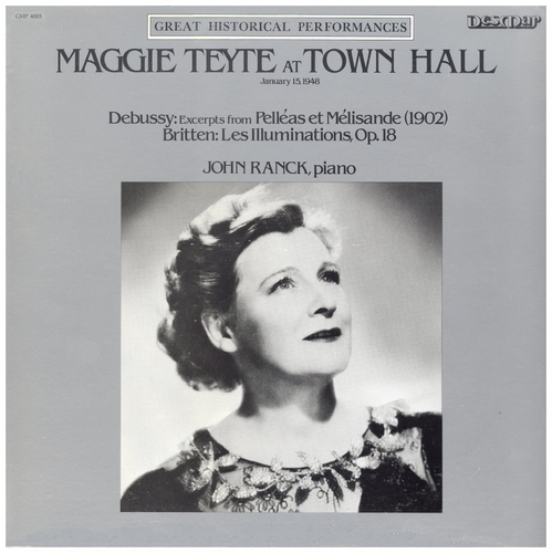 Maggie Teyte at Town Hall (1948)