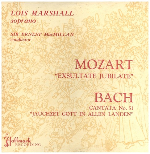 Lois Marshall - Mozart: Exsultate Jubilate; Bach: Cantata No.51, Jauchzet Gott in Allen Landen