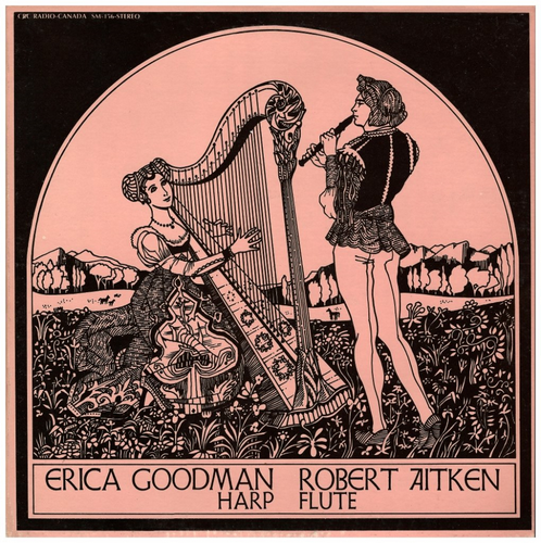 Erica Goodman, harp - Robert Aitken, flute