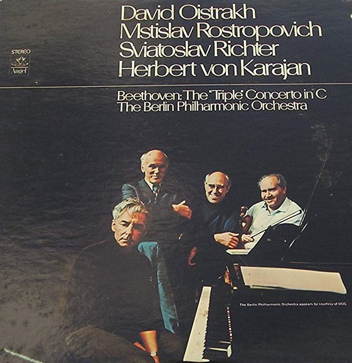 Beethoven: The Triple Concerto In C. David Oistrakh, Mstislav Rostropovich, Sviatoslav Richter, Herbert Von Karajan