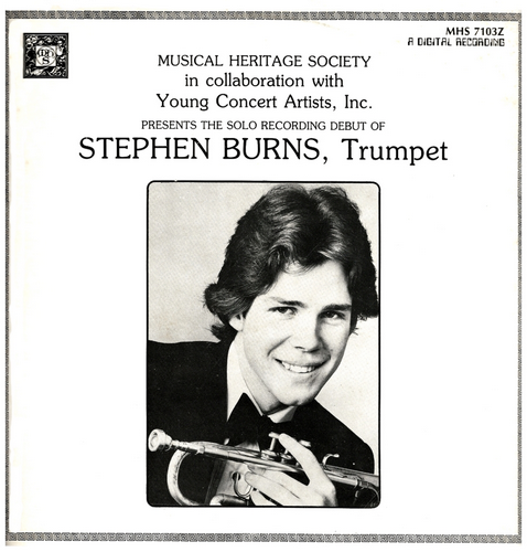 Stephen Burns, Trumpet - The Solo Recording Debut