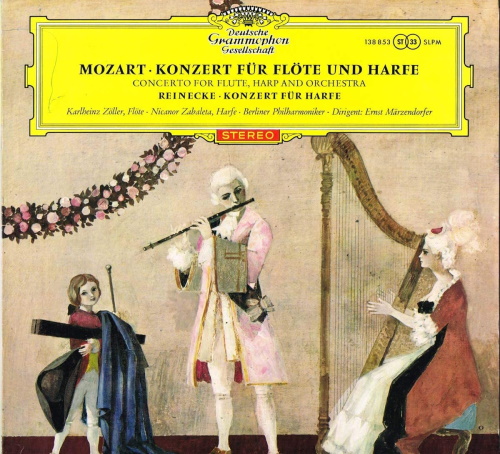 Mozart: Concerto for Flute, Harp and Orchestra;  Reinecke: Konzert fur Harfe