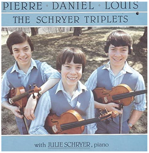 The Schryer Triplets: Pierre Daniel Louis With Julie Schryer