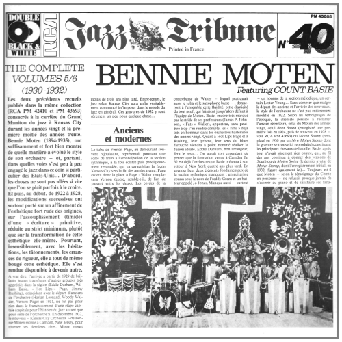 The Complete Bennie Moten Vol. 5/6 (1930-1932) (2 LPs)