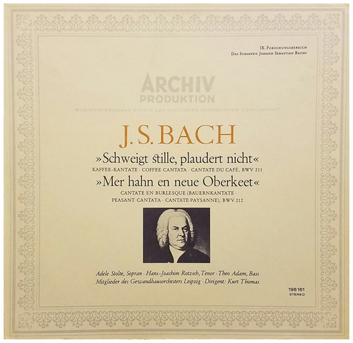 J.S. Bach: Coffee Cantata BWV 211, Peasant Cantata BWV 212