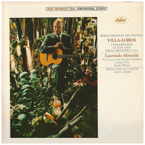 Villa-Lobos: Concerto for Guitar and Small Orchestra; Weiss: Suite in A Minor; Bach: Arioso