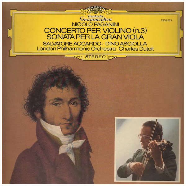 Paganini: Violin Concerto No. 3; Viola Sonata