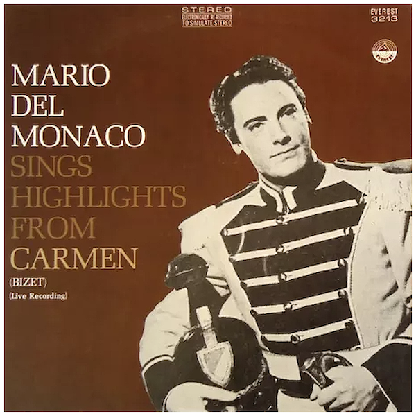 Mario del Monaco Sings Highlights From Carmen - Live