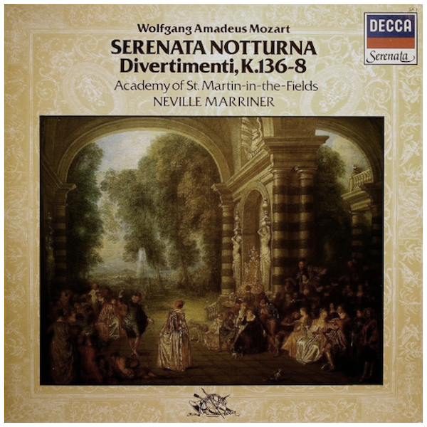 Mozart: Serenata Notturna, Divertimenti