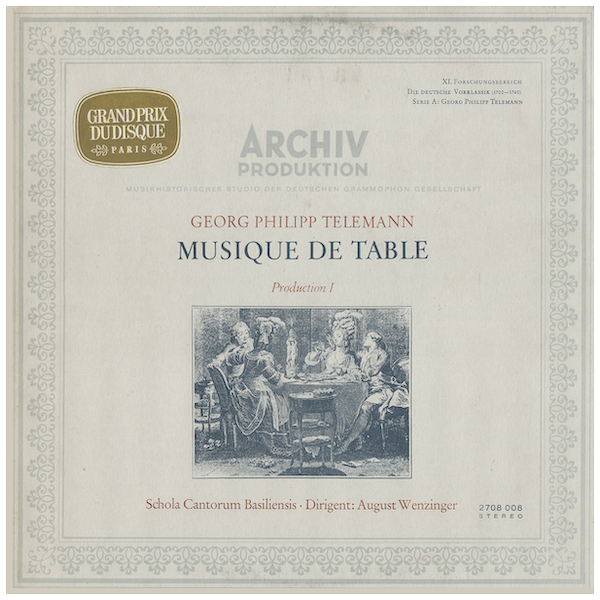 Telemann: Musique de Table - Production I  (2 LPs)