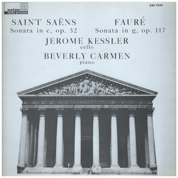 Saint Saens: Sonata in C; Faure: Sonata in G