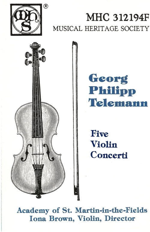Telemann: Five Violin Concerti