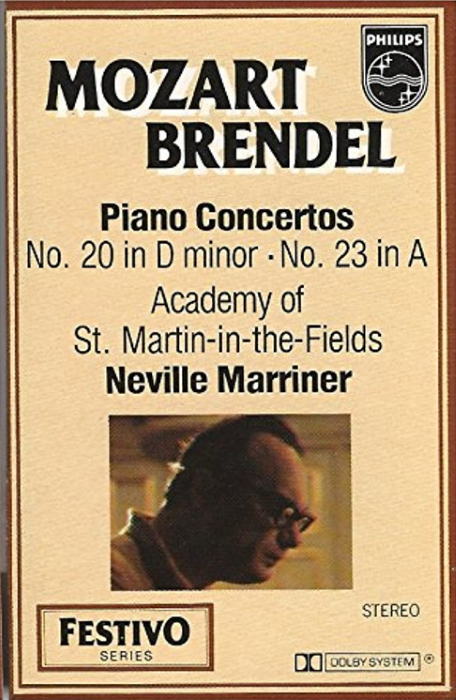 Mozart Brendel: Piano Concertos No. 20 in D Minor and  No. 23 in A