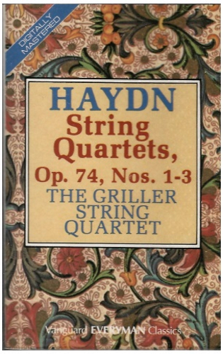 Haydn: Strings Quartets Op 74 nos 1-3