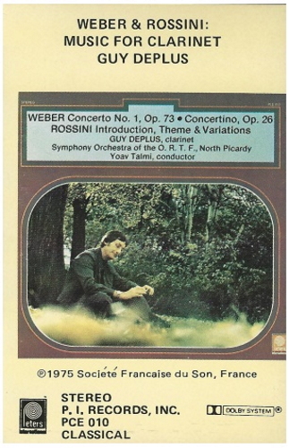 Weber & Rossini: Music for Clarinet