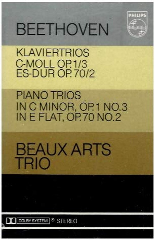 Beethoven Piano Trios In C Minor, Op.1 No.3 - In E Flat, Op.70 No.2