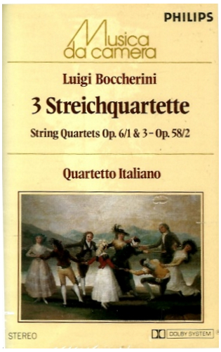 Boccherini: 3 String Quartets