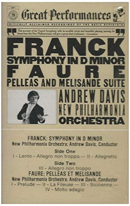 Franck: Symphony in D, Faure: Pelleas & Melisande Suite