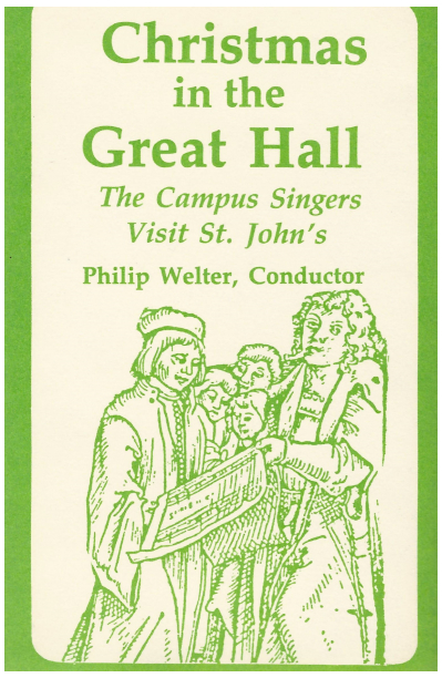 Christmas in the Great Hall - The Campus Singers Visit St. John's