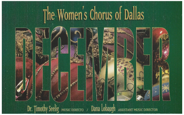 December - Women's Chorus of Dallas