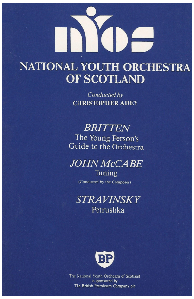 Britten: Young Person's Guide to the Orchestra; John McCabe: Tuning; Stravinsky: Petrushka