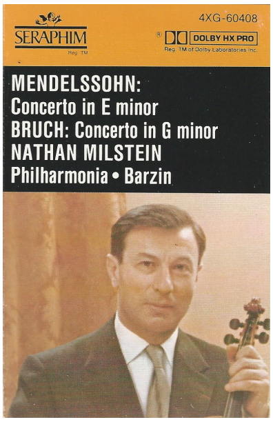 Mendelssohn: Concerto in E minor; Bruch: Concerto in G minor