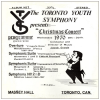 Toronto Youth Symphony: Christmas Concert 1970