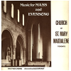 Music for Mass and Evensong