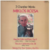 Miklos Rozsa: 3 Chamber Works