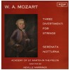 W.A. Mozart: Three Divertimenti for Strings, Serenata, Notturna