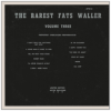 Rarest Fats Waller - Volume Three